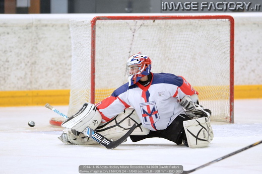 2014-11-15 Aosta-Hockey Milano Rossoblu U14 0789 Davide Fadani